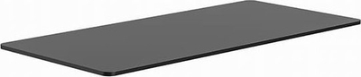 Panel tavoline Powerton ERGO UNO TOP, 160x75 cm, trashësi 1.8 cm, i zi