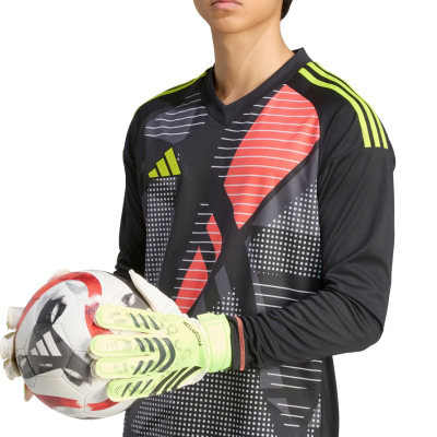 Вратарски ракавици adidas Predator Training M JN5356, Soft Grip латекс, затворање на зглоб, повеќебојни