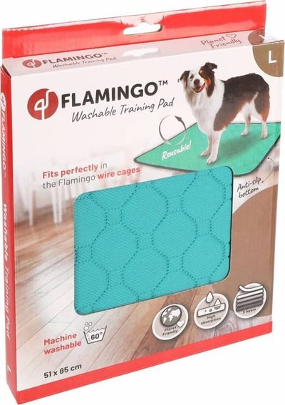 Dyshek higjenik për qen Flamingo, masa L, jeshil