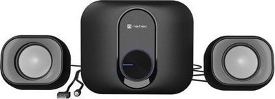 Altoparlantë kompjuteri Natec PUG NGL-2111, sistem 2.1, 11W RMS, të zinj