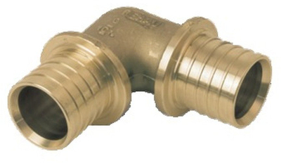 Аголна спојка 90° Rehau, бронза, 25 mm, SDR11