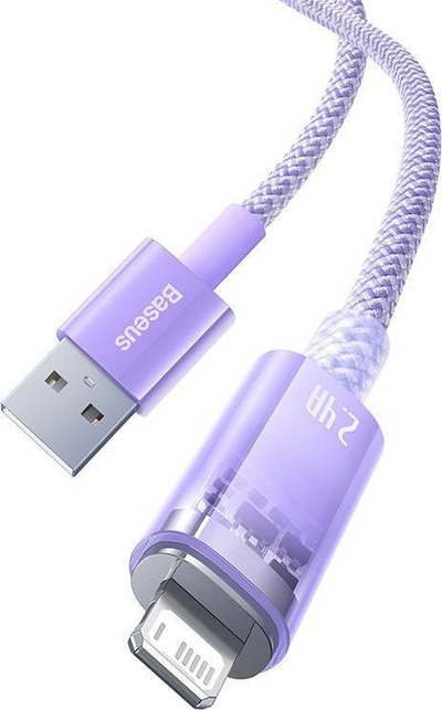 Kabllo USB Baseus CATS010005, USB A në Lightning, 1 m, vjollcë