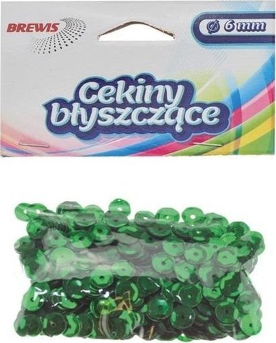 Rrathë dekorativë metalikë Brewis, 6mm, 10g, jeshil