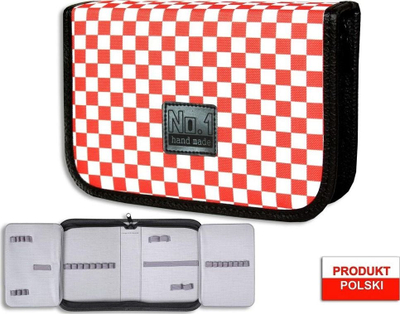 Penar shkollor Warta WAR-1122, cordura, 20x14x5 cm, i kuq