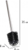 Koshi plehrash banjoje Wenko 22919100, 35 cm, plastikë, i bardhë