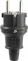 Prizë industriale WT-44H, IP44, 16A 230V, e zezë