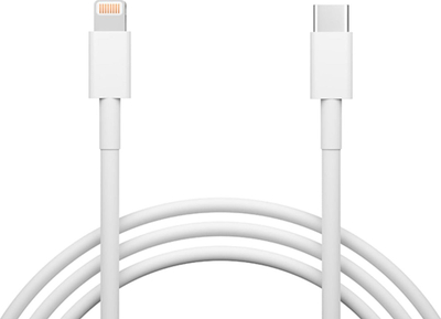 Kabllo karikimi 66-158 USB-C n’ Lightning, 1m, 20W PD, e bardhë