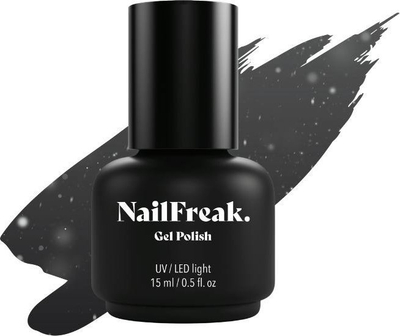 Lak xheli për thonj NailFreak Gel Polish Real Shade, 15ml, rozë