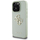 Mbrojtëse telefoni Guess Grained Big 4G Logo për iPhone 16 Pro, lëkurë eko, jeshile