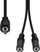 Kabllo audio ProXtend 3.5mm splitter, 1x mashkull 2x femër, i zi