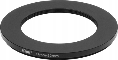 Unazë adapteri filtri JJC FreePower, 77mm në 52mm, alumini, e zezë