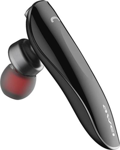 Kufje Bluetooth Awei Single Earphone, pa tela, me mikrofon, e zezë