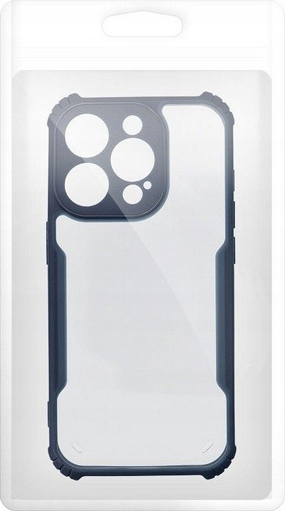 Kapak mbrojtës për telefon Apple iPhone 14 Plus, kundra-shokut, transparent, blu
