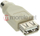 Adapter USB InLine 33103, USB A femër në PS/2 mashkull, i bardhë
