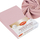 Чаршаф со ластик Matex Muelin, 160x200x25 cm, памук, старорарозова