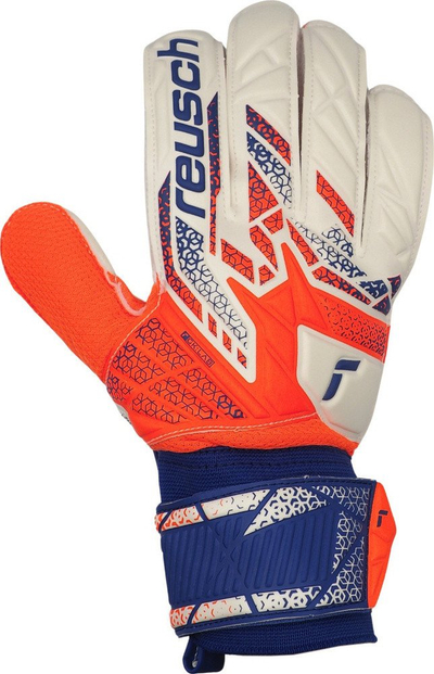 Doreza portieri Reusch Attrakt Solid M 5570516 2500, shkumë Solid, Expanse Cut, të bardha