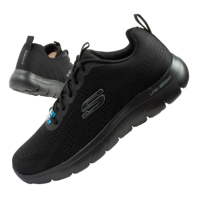 Atlete Skechers Summits Torre, 100% vegane, lahen në makinë, të zeza