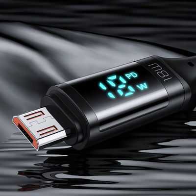 Kabllo USB në Micro USB Mcdodo CA-1070, 3A, 1.2m, e zezë