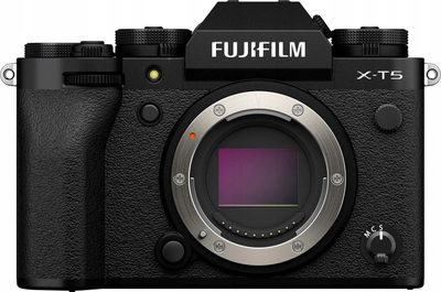 Aparat fotografik mirrorless Fujifilm X-T5, 40.2MP, trup pa objektiv, i zi