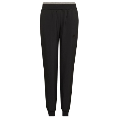 Pantallona dres adidas All Szn Fleece Pants Jr HN8415, për fëmijë, të zeza