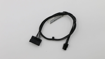 Adapter energjie Lenovo 2x2 në SATA 15 pin, kabllo lidhëse, e zezë