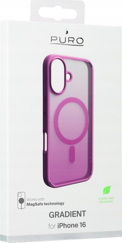 Kapak telefoni Puro Protective Cover për iPhone 16, MagSafe, rozë
