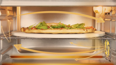 Mini furrë elektrike Cecotec Bake&Toast 2600 White 4Pizza, 26L, konvekcion, e bardhë