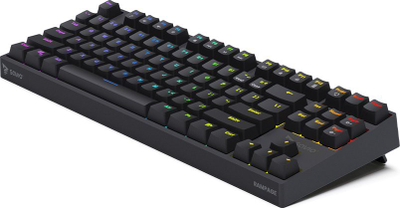 Tastierë mekanike Savio Rampage Blue Savio, RGB, wireless USB, e zezë