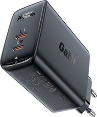 Karikues Acefast A29 GaN, 2x USB C, 50W, i bardhë
