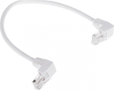 Kabllo rrjeti Patchcord RJ45 0.25 KK W, UTP Cat5e, 0.25 m, e bardhë