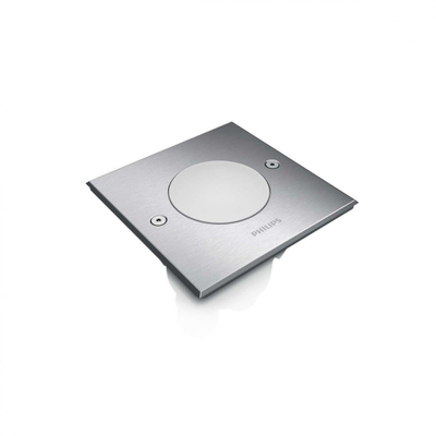 Reflektor i integruar LED Philips myGarden Crust, 3W, 2700K, çelik inox
