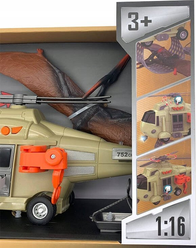 Helikopter lodër WENYI WY752A, shkallë 1:16, me drita dhe zëra, bezhë