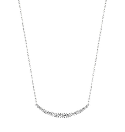 Qafore për femra Brosway Fancy Infinite White Silver Necklace FIW149, e argjendtë