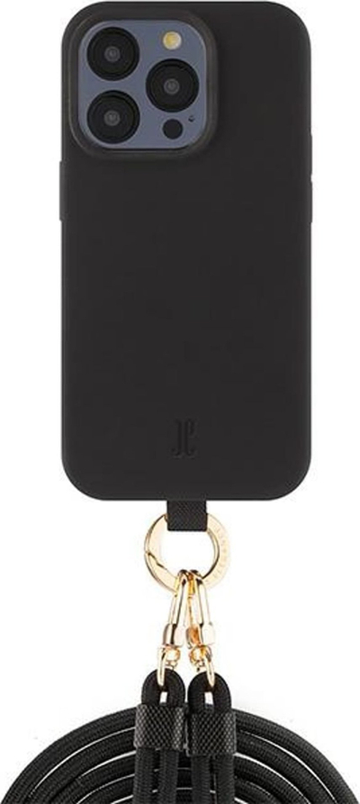 Mbajtëse telefoni për iPhone 15 Pro Max, me lanyard, 2 në 1 MagSafe, e zezë