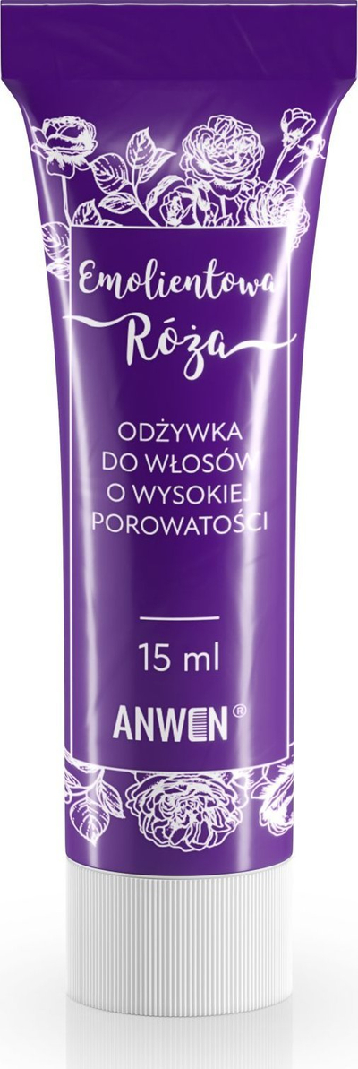 Balzam flokësh Anwen Emollient Rose për flokë me porozitet të lartë, madhësi për udhëtim