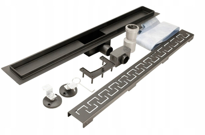 Kanal linear dushi Hytti Greek, 90 cm, i zi
