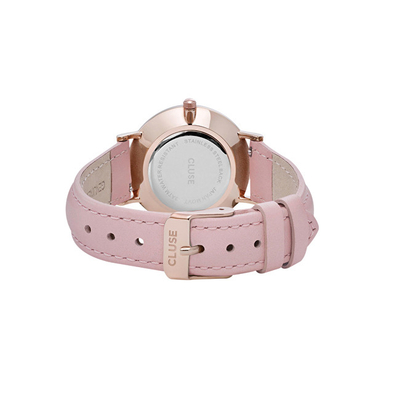 Orë dore Cluse Minuit Rose Gold White/Pink CL30001