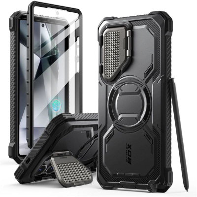 Futrollë telefoni Supcase i-Blason Armorbox Mag, MagSafe, për Samsung Galaxy S25 Ultra, e zezë