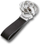 Mbajtëse çelsash Troika Leather Loop 3 Ring Key Click Holder, lëkurë, e zezë