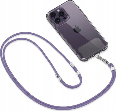 Set rripash universal Spigen Universal Strap Set Crossbody and Wrist, për telefon, material Dacron, lejla e errët