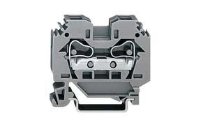 Bllok terminal Wago 284-104, 2 përçues, 10mm², blu