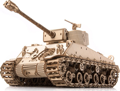 Puzzle druri 3D Little Story, model tank M4A3E8 Sherman, set koleksionist World of Tanks