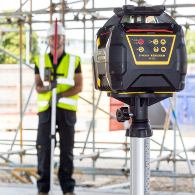 Nivel lazer rrotullues Stanley FatMax RL 600, rreze 60 m, vetënivelues, i zi