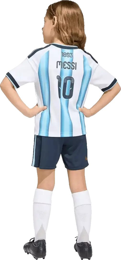 Set fanellë fëmijësh Adidas Argentina Home 2026 Messi 10, me çorape, shumëngjyrësh