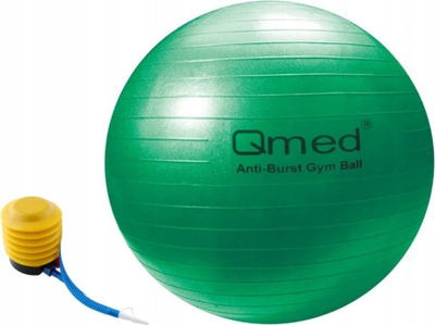 Top gjimnastike QMED Abs Gym Ball M, 65 cm, gri
