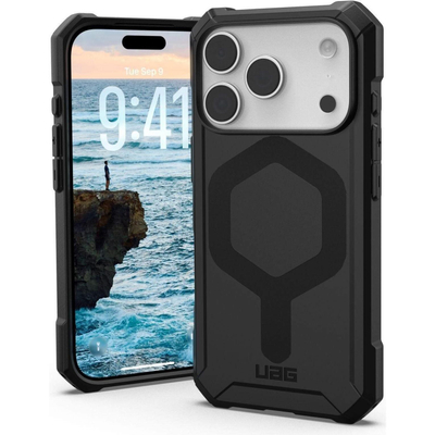 Kapak telefoni Urban Armor Gear Essential Armor MagSafe, për iPhone 17 Pro, 6.3", i tejdukshëm