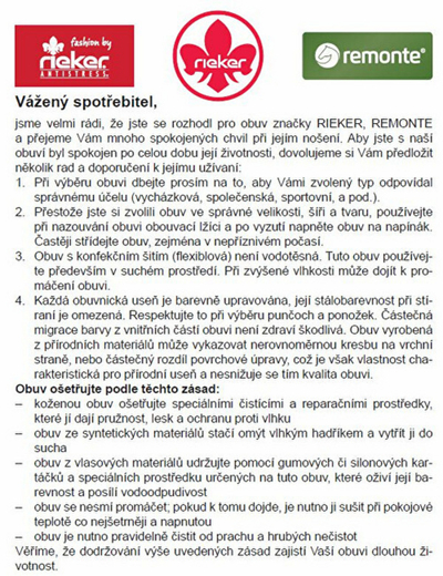 Këpucë Rieker, të zeza