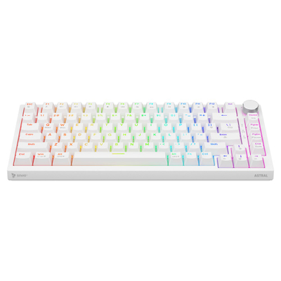 Гејминг тастатура Savio ASTRAL WHITE JADE, USB, RGB, бела