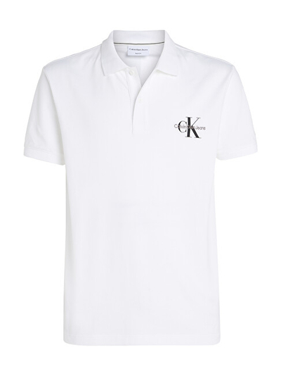 Maicë polo për meshkuj Calvin Klein, e bardhë