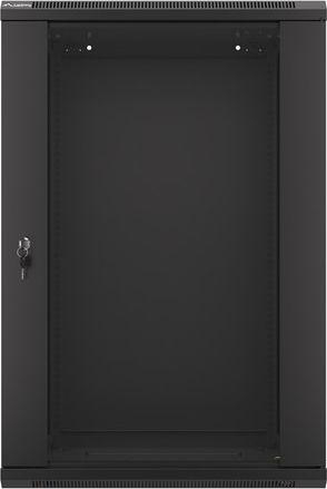 Kabinet Lanberg WF01-6418-10B, 19", 18U, i zi